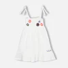 Abito da bambina all'uncinetto bianco
