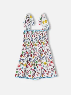 Abito da bambina stampa magic pop