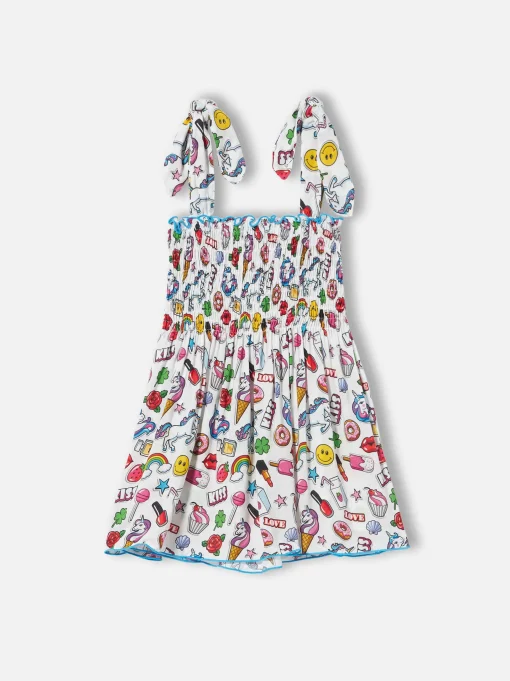 Abito da bambina stampa magic pop
