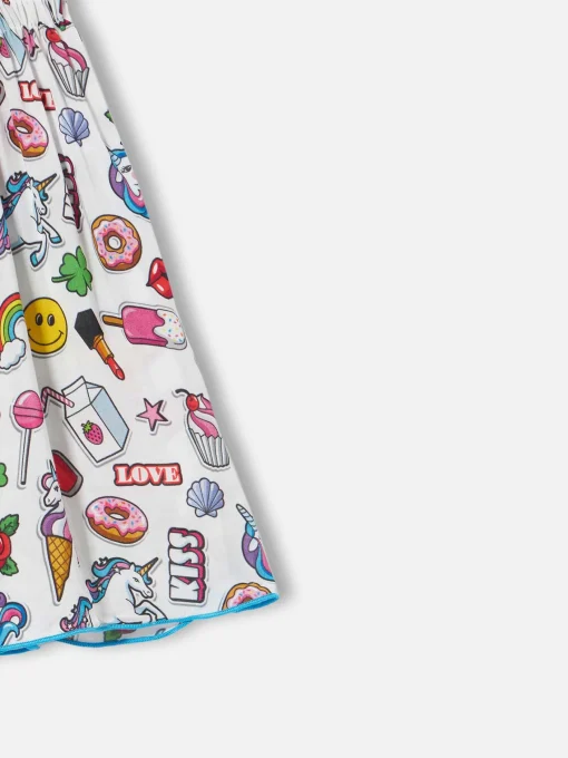 Abito da bambina stampa magic pop