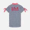 Abito da bambina vichy con ricamo St. Barth Princess