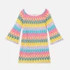 Abito in maglia da bambina Chevron