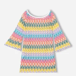Abito in maglia da bambina Chevron