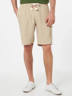 Bermuda da uomo lino beige Marsiglia