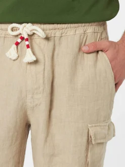 Bermuda da uomo lino beige Marsiglia
