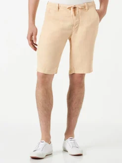 Bermuda di lino beige
