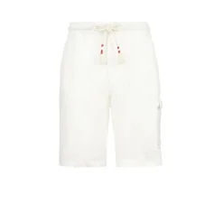 Bermuda in lino bianco