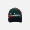 Berretto da baseball tartan con ricamo Bombardino