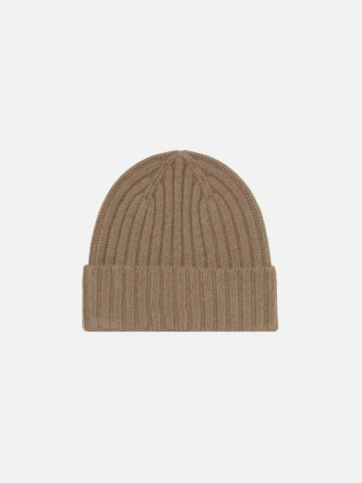 Berretto da uomo beige con ricamo St. Barth