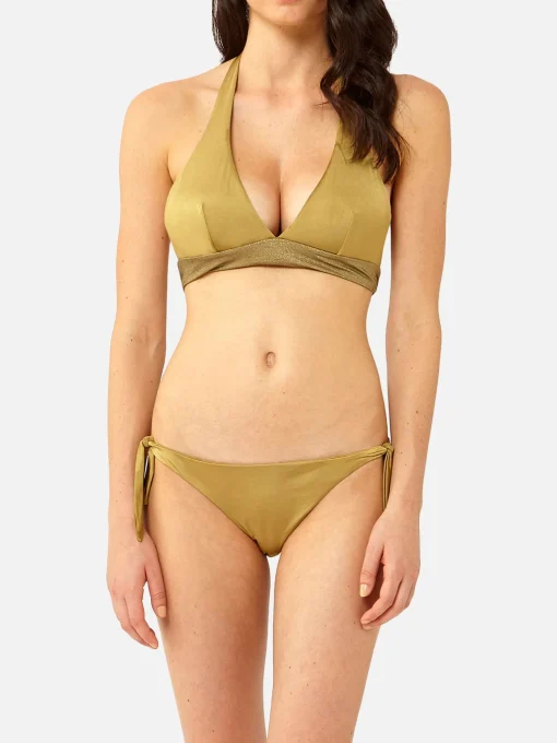 Bikini a bralette oro