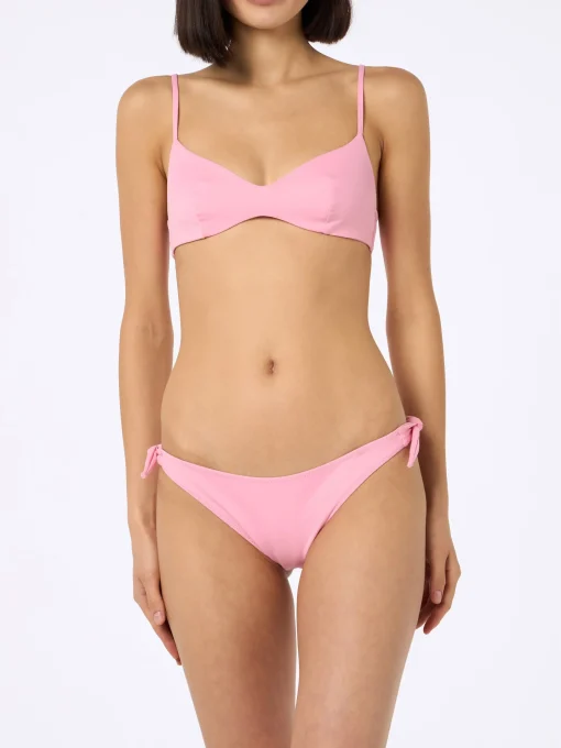 Bikini a bralette rosa scoop da donna May Yali