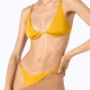 Bikini a triangolo con ferretto giallo ocra da donna Winona Jodene