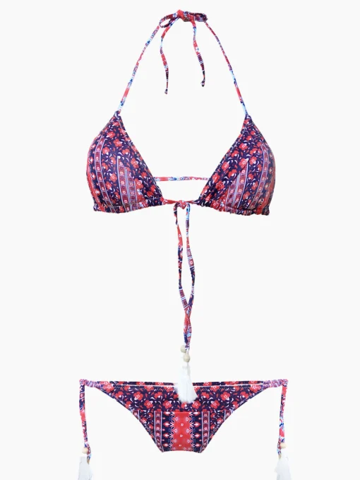Bikini a triangolo stampa Gipsy