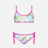 Bikini da bambina a bralette con orsetti e arcobaleni | CARE BEARS EDIZIONE SPECIALE
