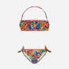 Bikini da bambina a bralette | Realizzato con tessuto Liberty