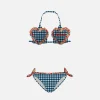Bikini da bambina a triangolo con stampa Liberty | EDIZIONE SPECIALE LIBERTY