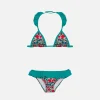 Bikini da bambina a triangolo | Realizzato con tessuto Liberty