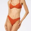 Bikini da donna a bralette in lurex