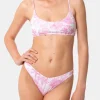 Bikini da donna a bralette con stampa giungla