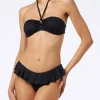 Bikini da donna a fascia colore nero