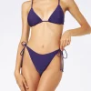 Bikini da donna a triangolo lurex
