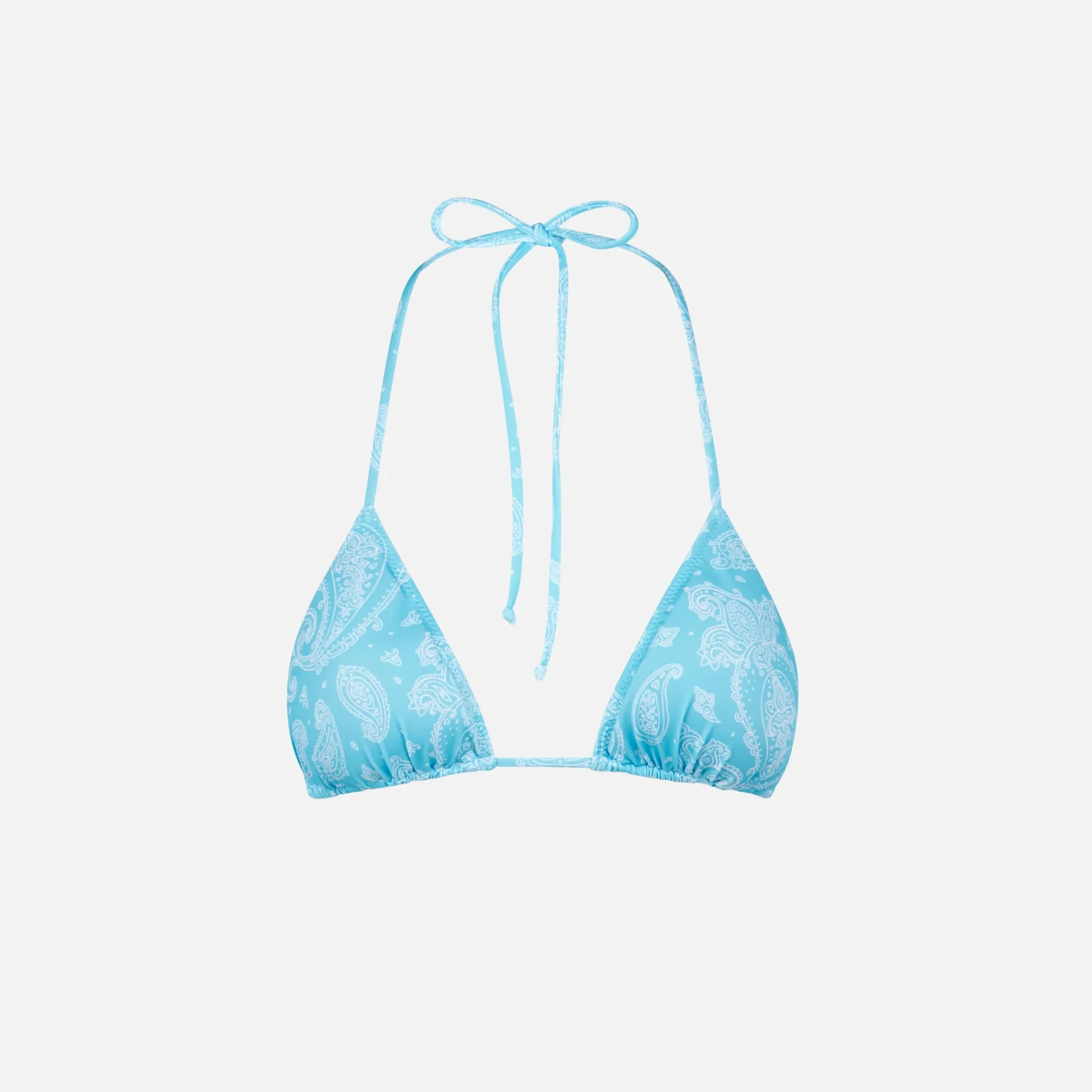 Bikini da donna a triangolo con stampa paisley