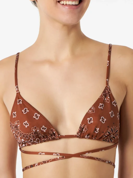 Bikini da donna a triangolo bandana