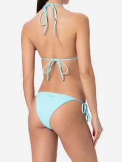 Bikini da donna a triangolo verde acqua Leah Marielle