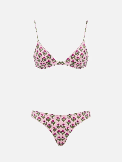 Bikini da donna a triangolo fiore Rylie Lido