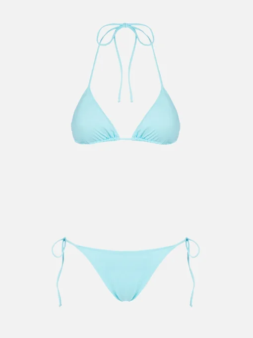 Bikini da donna a triangolo verde acqua Leah Marielle