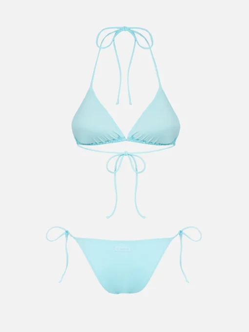 Bikini da donna a triangolo verde acqua Leah Marielle