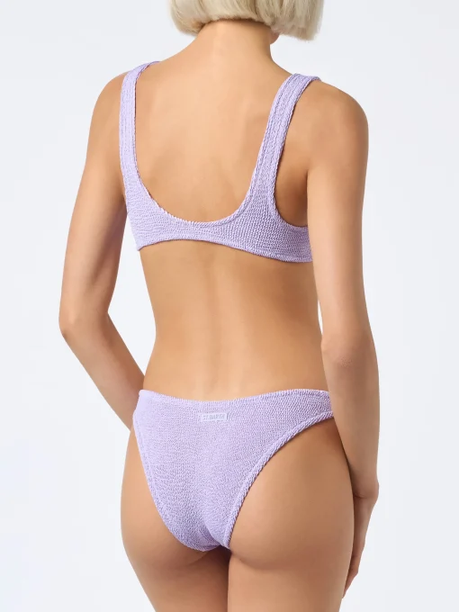 Bikini da donna classico lilla crinkle Naima Elise