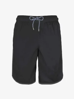 Boardshort tinta unita nero