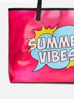 Borsa in pvc trasparente Summer vibes