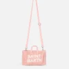 Borsa per telefono in tessuto teddy rosa con ricamo del logo Saint Barth