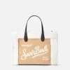 Borsa Vivian beige con dettagli in sherpa