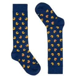 Calze lunghe da bambino con stampa papere