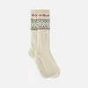 Calzini da donna a metà altezza con stampa fair isle