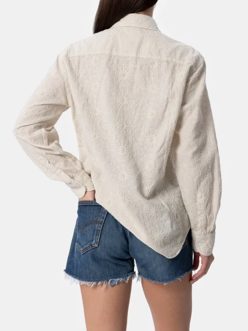 Camicia classica da donna in cotone Sangallo Meredith