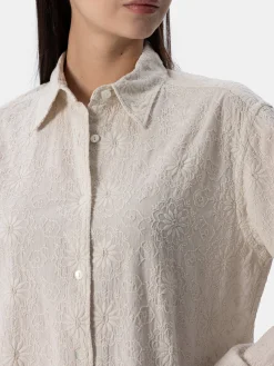 Camicia classica da donna in cotone Sangallo Meredith