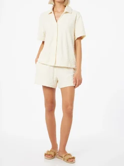 Camicia da donna Sheila in spugna goffrata sebra