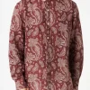 Camicia da uomo con stampa paisley