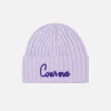 Cappello da bambina lilla Wengen con ricamo Courma
