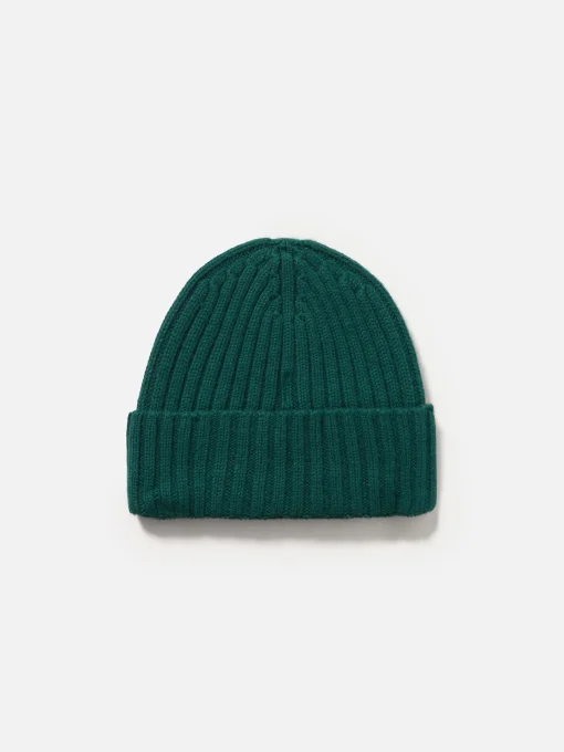 Cappello da uomo in cashmere a coste verde britannico Wengen