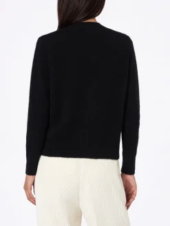 Cardigan da donna nero Bellamy strass