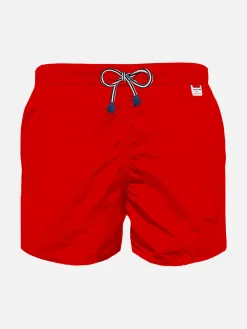 Costume da bagno da bambino in tessuto leggero rosso | Edizione speciale Pantone®