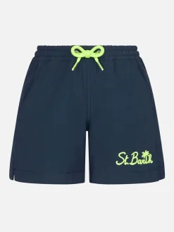 Costume da bagno da bambino blu navy comfort