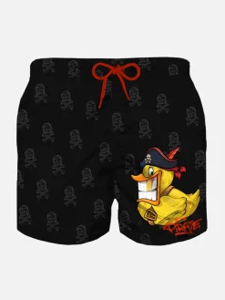 Costume da bagno da bambino con stampa papera Crypto | CRYPTO PUPPETS® EDIZIONE SPECIALE