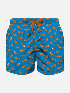 Costume da bagno da bambino con stampa squali
