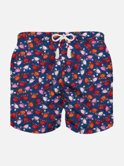 Costume da bagno da bambino con stampa granchio